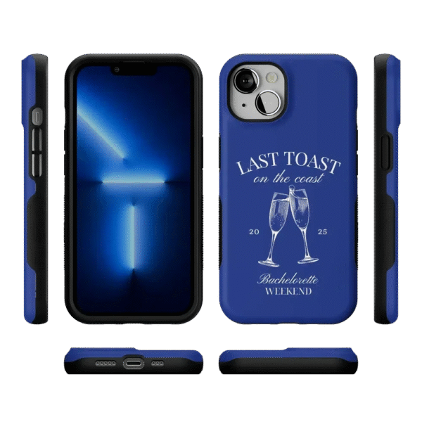Last Toast | Blue Coastal Bachelorette Case
