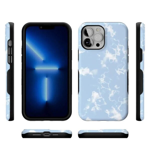 Light Blue Skies | Marble Clouds Case