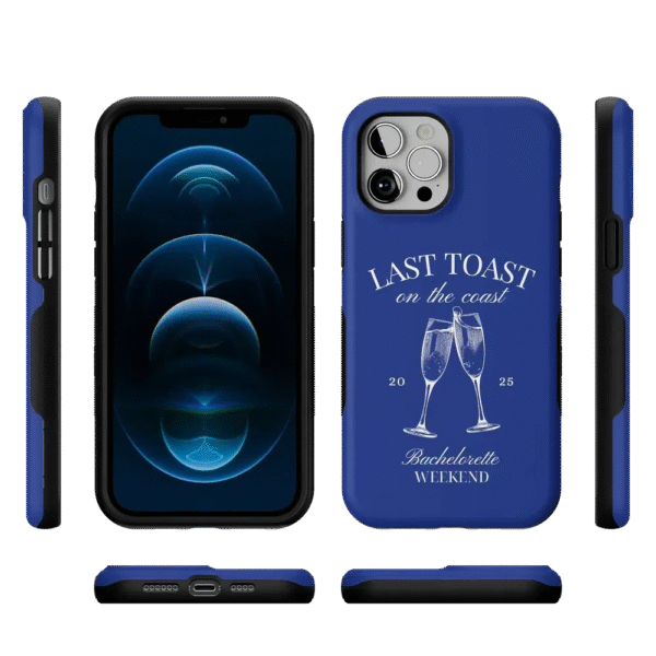 Last Toast | Blue Coastal Bachelorette Case
