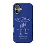 Last Toast | Blue Coastal Bachelorette Case