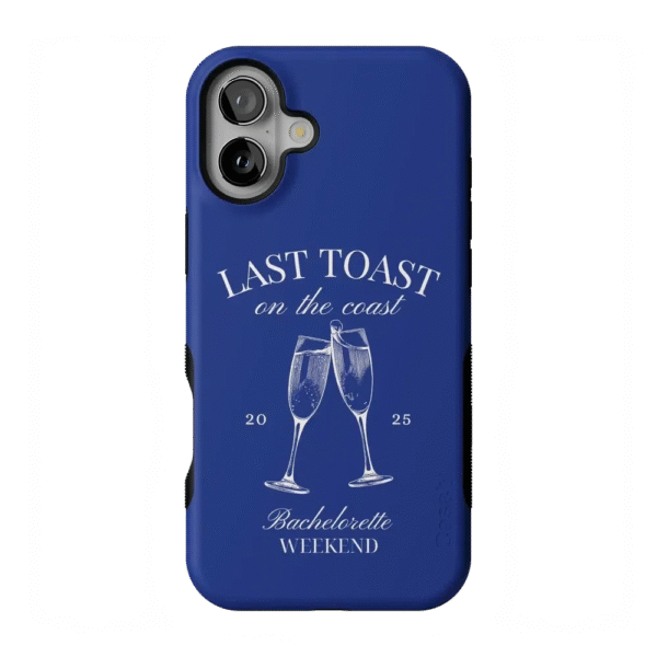 Last Toast | Blue Coastal Bachelorette Case