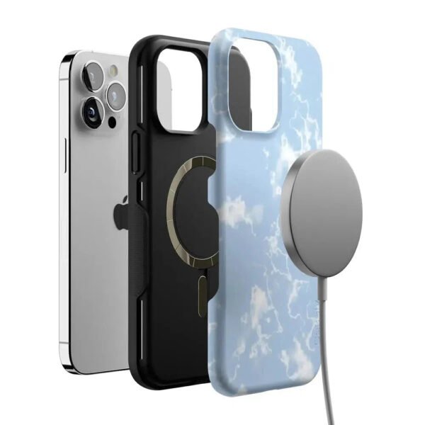 Light Blue Skies | Marble Clouds Case